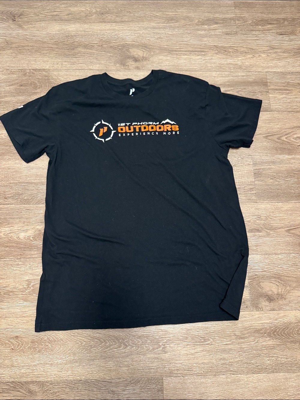 1st Phorm Outdoors Logo Tee - Men's Black Short Sleeve